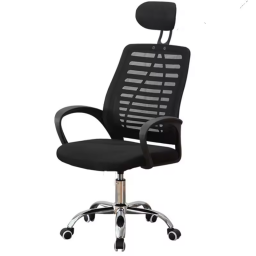 SILLA DE ESCRITORIO NEGRA/GRIS MODELO MCO-006