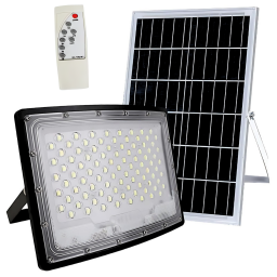 Foco Led Panel Solar 30W IP67- con Control Remoto