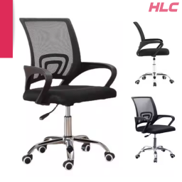 SILLA DE ESCRITORIO NEGRA HLC