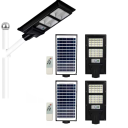 Pack de 2 Reflectores Solares LED de 60w  cSensor, Control y Brazo