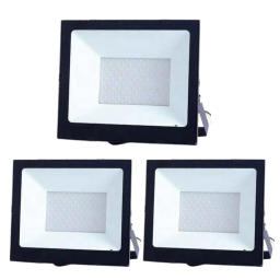 Pack de 3 Focos Reflectores LED de 100w Exterior 