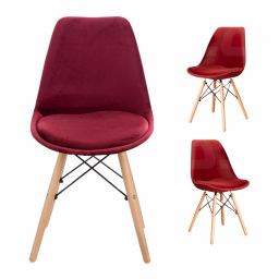 SILLA MACIZA TOWER ESTILO EAMES